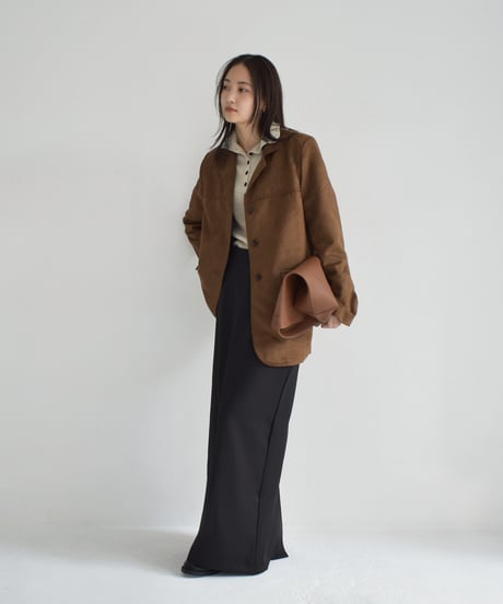 Fake Suede Tailored Jacket t1911-336