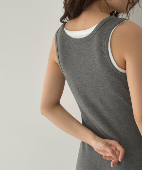 Layered Docking Rib Tunk Onepiece op-0202009553