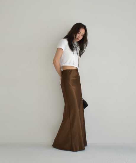 Satin Narrow Skirt bo2000-156
