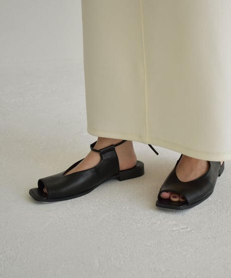 Square Toe Laceup Sandal s1912-35