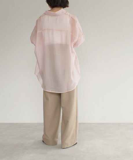 Sheer Palecolor Shirt t1911-74