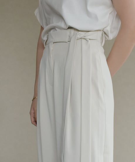 Side Ribbon Pants（Ecru） bo2000-53