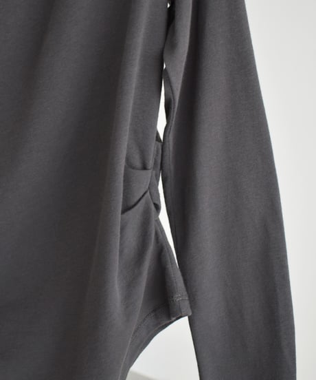 Oneshoulder Gather Drape Cutsew t1911-525