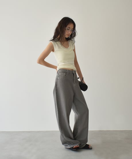 Layered Like Vneck Knit Tank t1911-415
