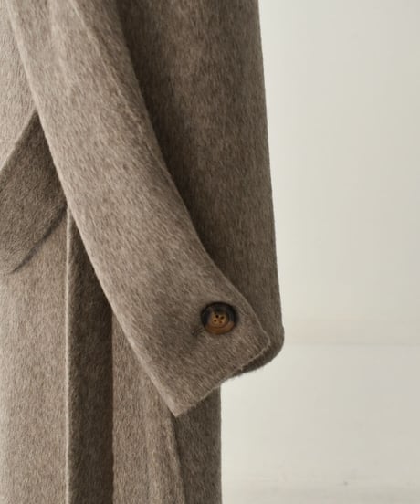 Cocoon Sleeve Wool Long Coat（Mocha）c1911-34