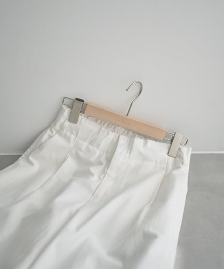 Cotton Tuck Wide Pants bo2000-188
