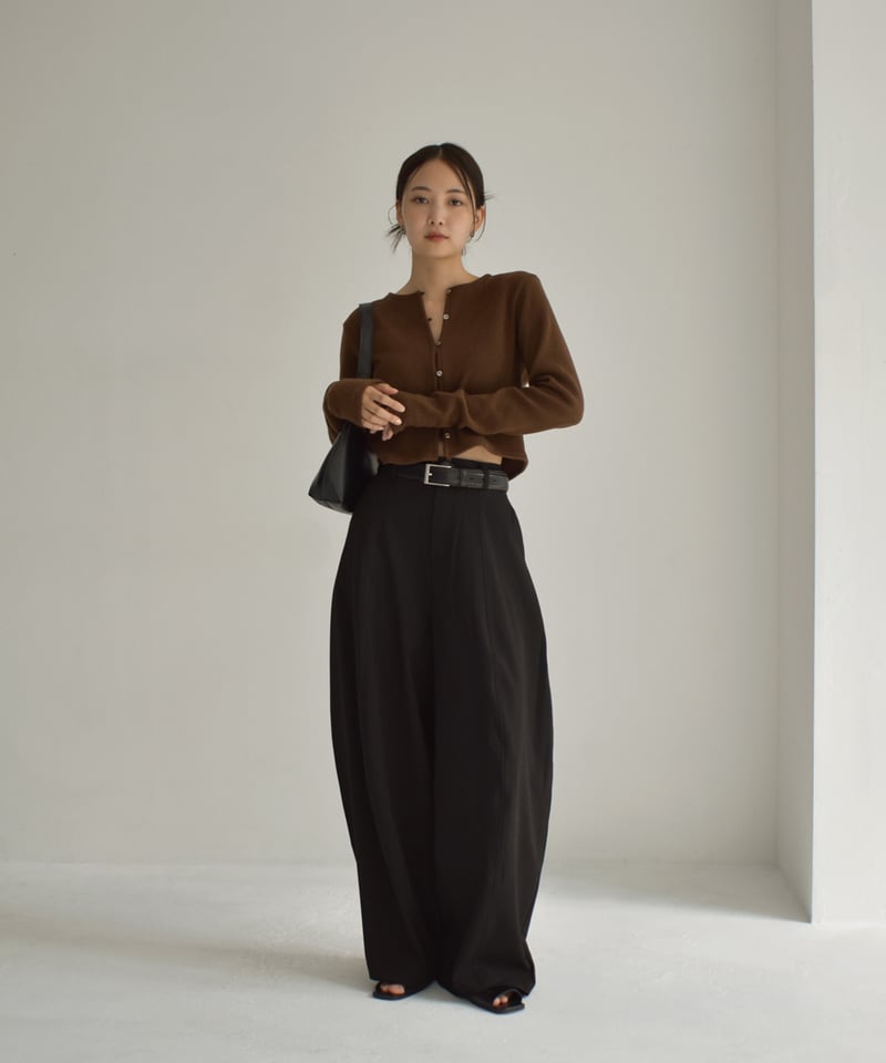 Crew Neck Short Cardigan t1911-223 | cizatto