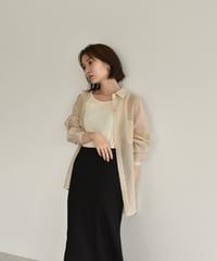 Sheer Palecolor Shirt t1911-74