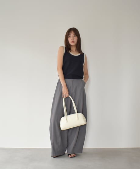 Bicolor Slub Knit Tank t1911-408