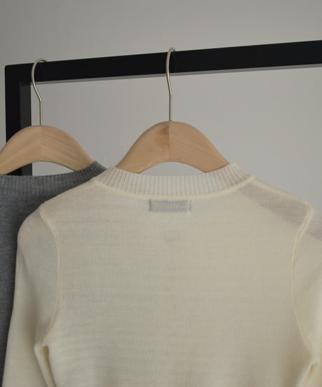 Sheer Rib Knit Cardigan t1911-494