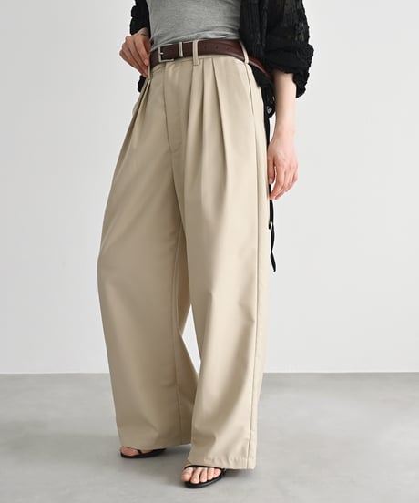 Three Tuck Wide Pants bo2000-181