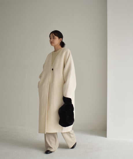 Nocollar Wool Coat c1911-40