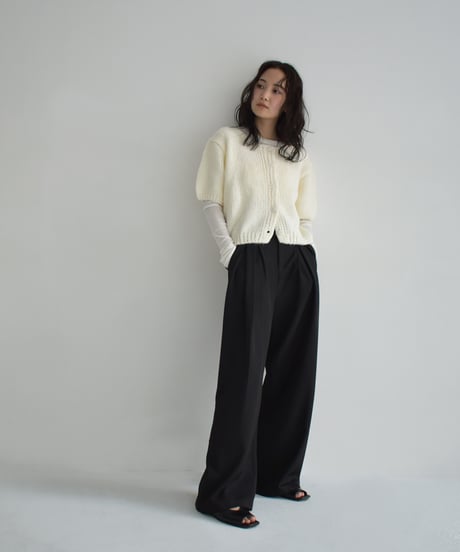 Double Tuck Highwaist Pants bo2000-140