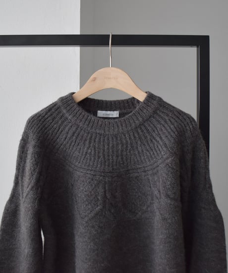 Cable Knit Pullover t1911-341