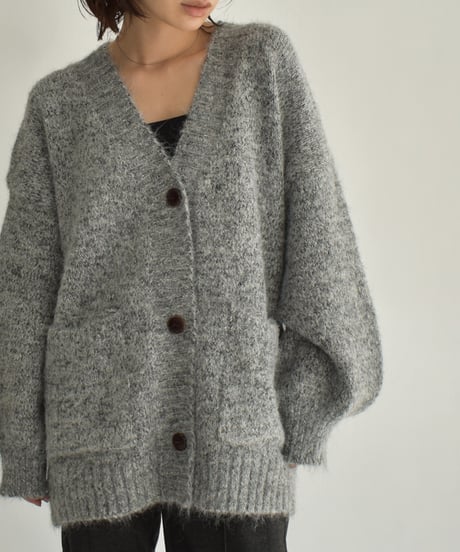 Mix Over Size Knit Cardigan t1911-486