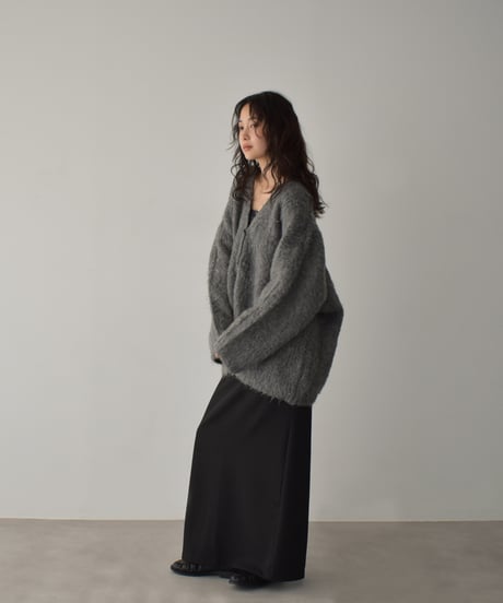 Shaggy Loose Knit Cardigan t1911-473