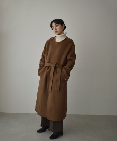 Nocollar Wool Long Coat c1911-25