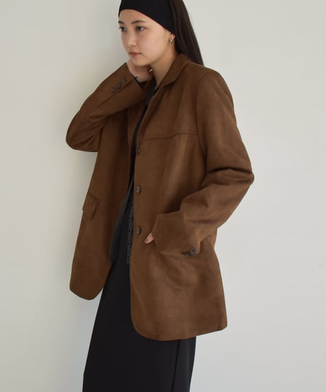 Fake Suede Tailored Jacket t1911-336
