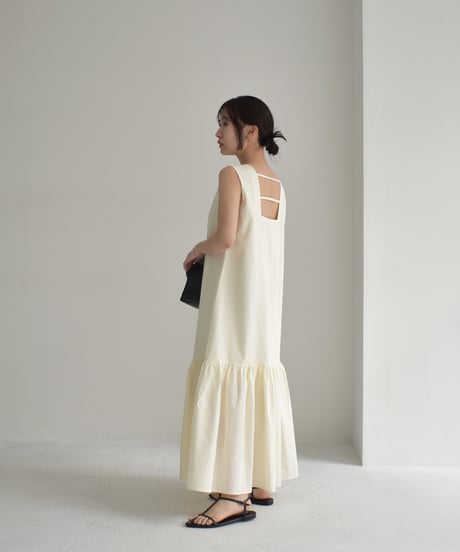 Back Open Nosleeve Onepiece op-0202009531