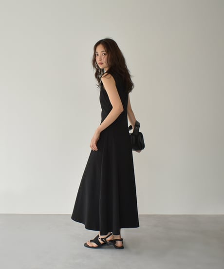 Waist Gather Flare Onepiece op-0202009552