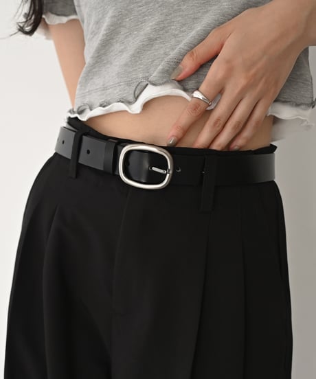 Square Buckle Leather Belt be1913-105