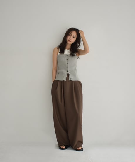 Rib Knit Baretop t1911-375
