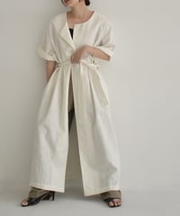 【STUDIO ENUL】Linen Gown Dress 400003