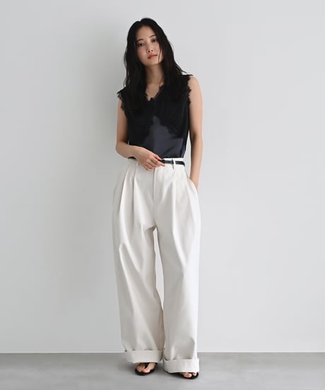 Double Tuck Wide Pants bo2000-189