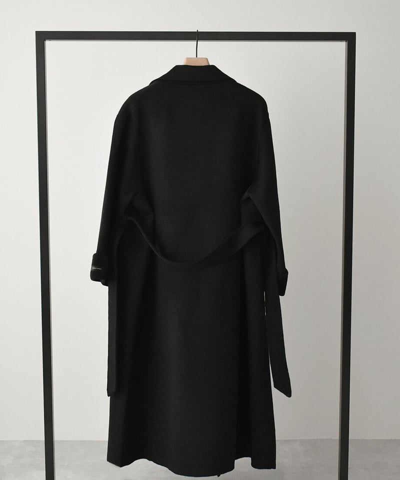 Wool Gown Coat（Black） | cizatto