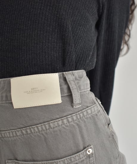 Straight Denim Pants（Greige）bo2000-147