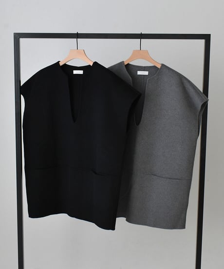Wool Short Caftan Vest t1911-43