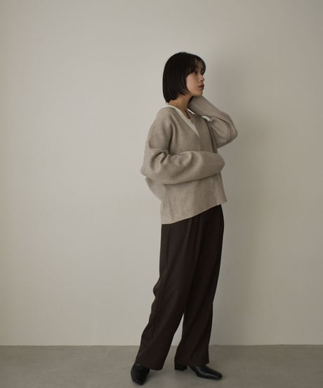 Keyneck Knit Pullover t1911-44