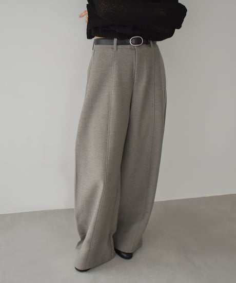 Highwaist Cocoon Silhouette Pants bo2000-178