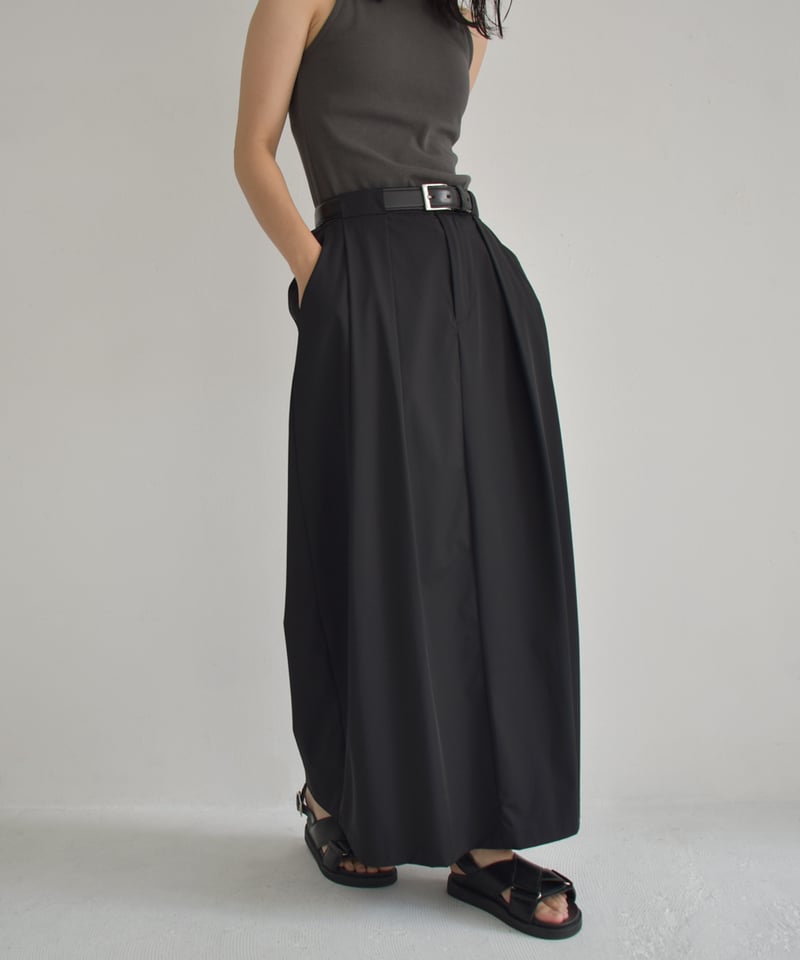 Tuck Cocoon Skirt bo2000-114 | cizatto