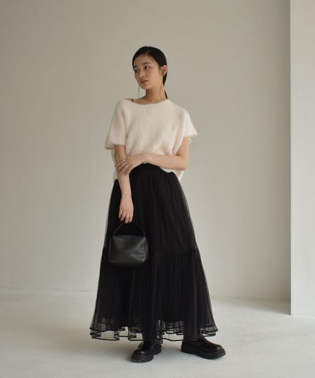 Shaggy Cropped Tops t1911-217
