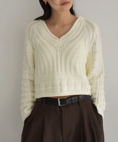 Vneck Short Knit t1911-326