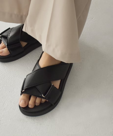 Platform Cross Sandal s1912-42