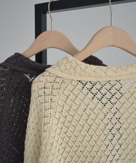 Crochet Knit Cardigan Tops t1911-439