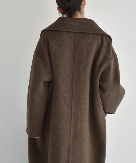 Doublezip Wool Long Coat