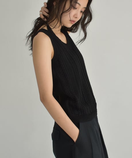 Layered Design Mesh Nosleeve t1911-400