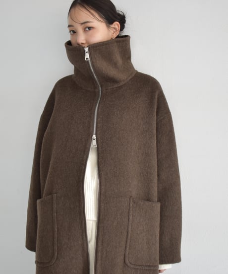 Doublezip Wool Long Coat c1911-54