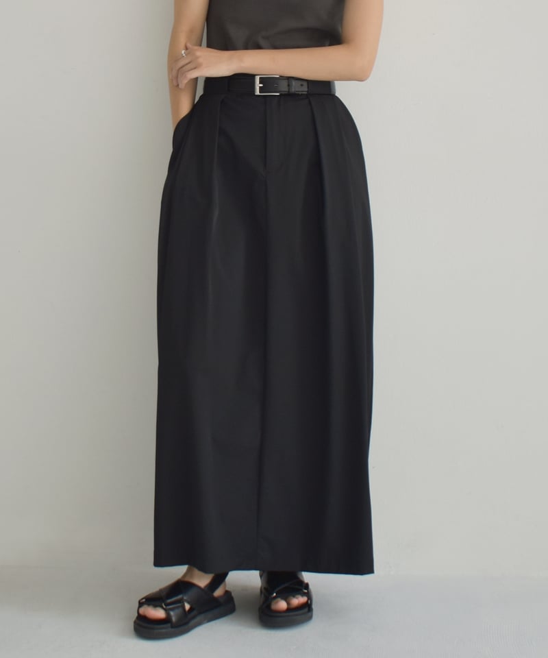 Tuck Cocoon Skirt bo2000-114 | cizatto