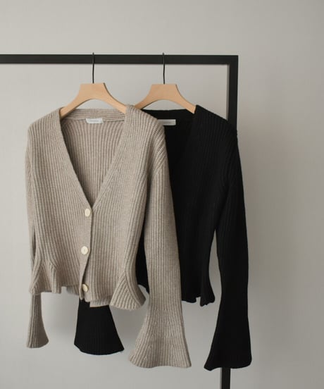 Peplum Knit Cardigan t1911-133