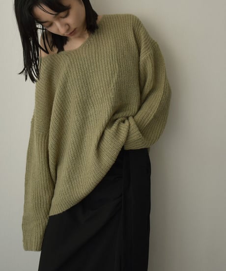 Vneck Over Knit Tops t1911-128