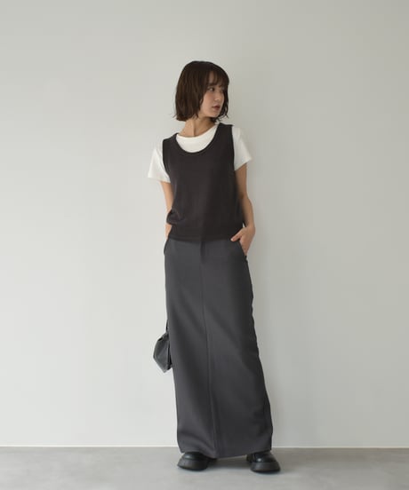 Round Neck Knit Vest t1911-407