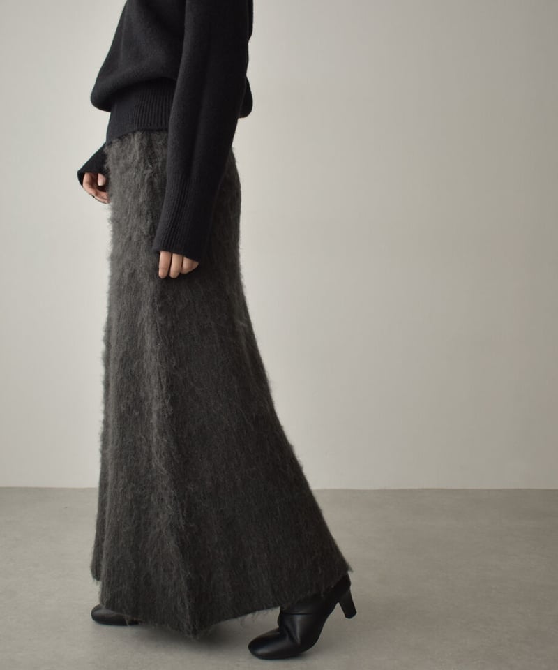 Shaggy Knit Skirt | cizatto Shaggy Knit Skirt | cizatto