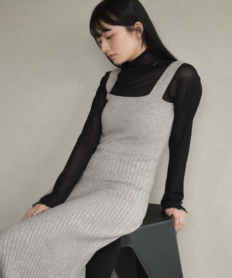 Sheer Turtleneck Tops t1911-138