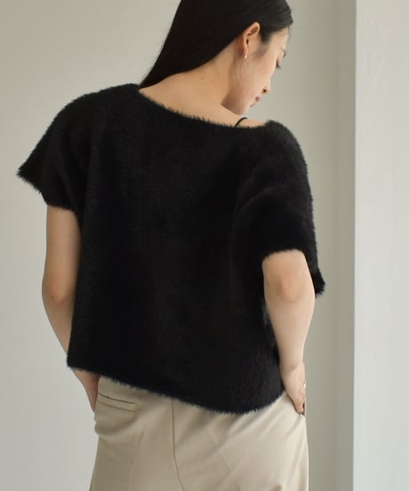 Shaggy Cropped Tops t1911-217
