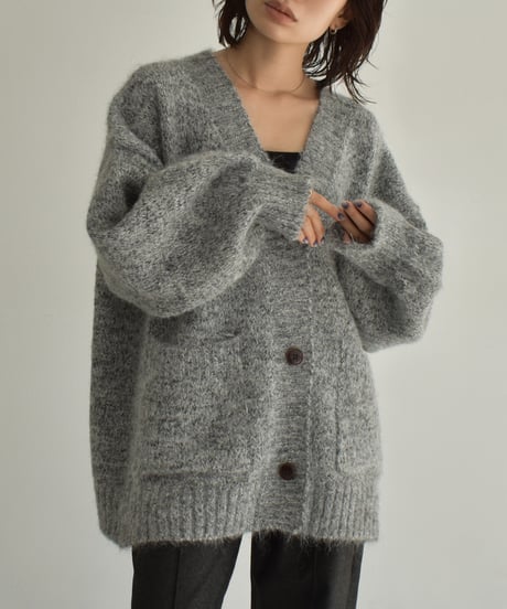 Mix Over Size Knit Cardigan t1911-486