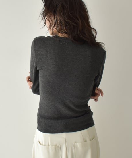 Layered Design Knit Tops t1911-445